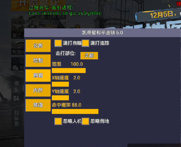 和平精英【404内核】辅助外挂